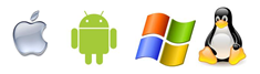 Filopto works with Microsoft, Apple, Android and Linux
