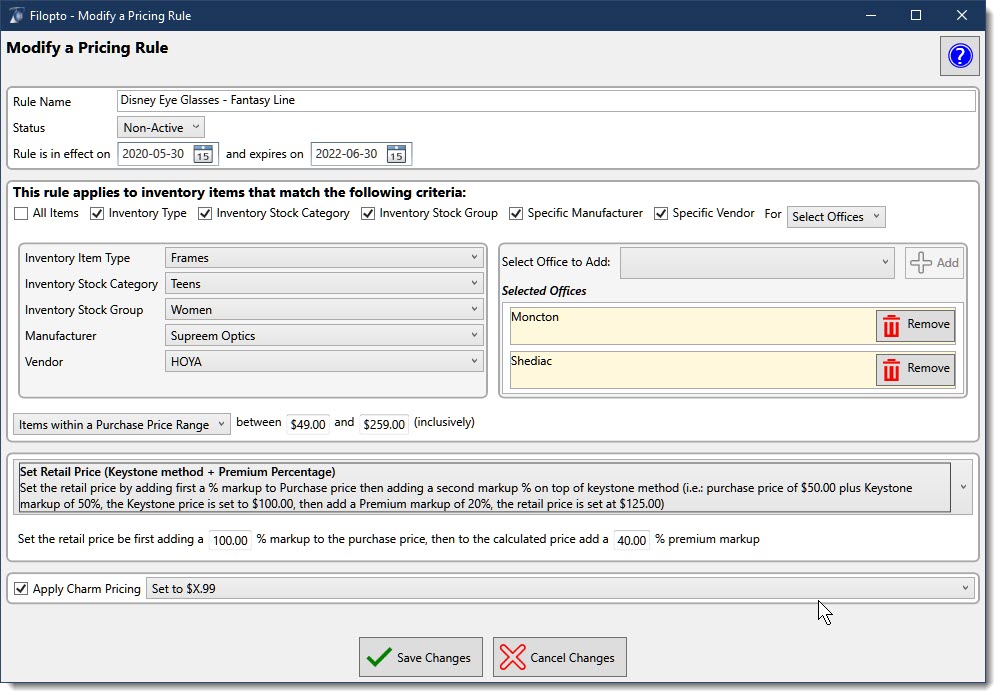 Filopto Inventory Pricing Manager makes managing your Inventory simple